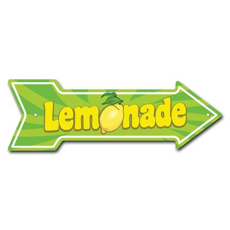 Lemonade Arrow Yard Sign Funny Home Decor 36in Wide